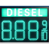 LED Gas Price Sign – Diesel | Digital Fuel Price Display Board | Bright LED Sign
